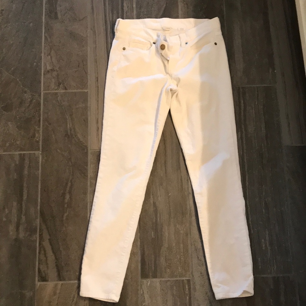 Jcrew winter white corduroys